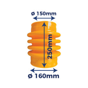 VIBRO FUELLE TPU 150 X 160 X 220 MM