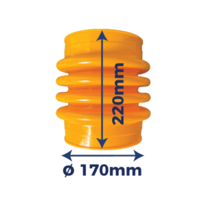 VIBRO FUELLE TPU 170 X 170 X 220 MM