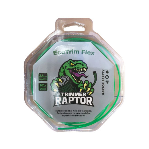 NYLON REDONDO 2.4MM X1/2 LB VERDE BLISTER