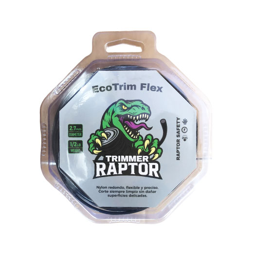 NYLON REDONDO 2.7MM X1/2 LB NEGRO BLISTER