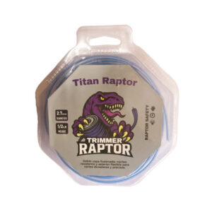 NYLON REDONDO BICOLOR 2.7MM X1/2 LB VERDE BLISTER