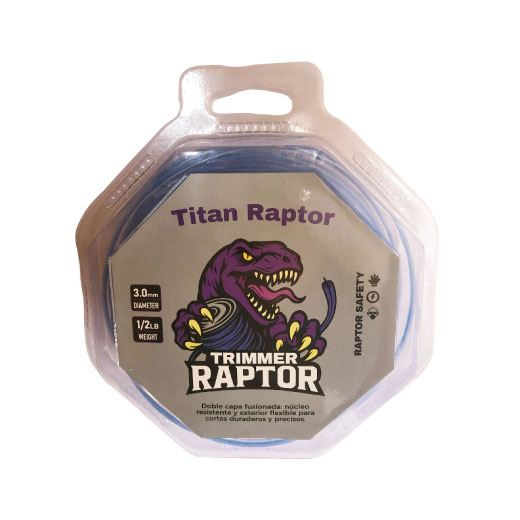 NYLON REDONDO BICOLOR 3.0MM X1/2 LB VERDE BLISTER