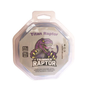 NYLON REDONDO BICOLOR 3.3MM X1/2 LB VERDE BLISTER