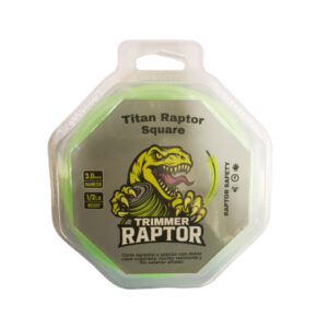 NYLON-030 NYLON CUADRADO BICOLOR 3.0 X 1/2 LB VERDE BLISTER