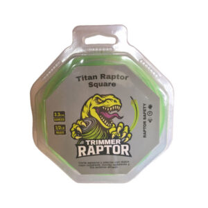 NYLON-031 NYLON CUADRADO BICOLOR 3.3MM X 1/2 LB VERDE BLISTER