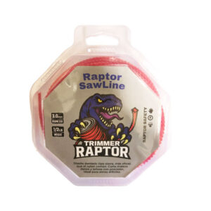 NYLON-032 NYLON DIENTE SIERRA 3.0MM X 1/2 LB ROJO OSCURO BLISTER