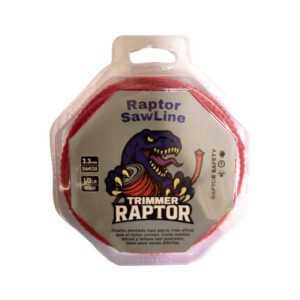 NYLON-033 NYLON DIENTE SIERRA 3.3MM X 1/2 LB ROJO OSCURO BLISTER