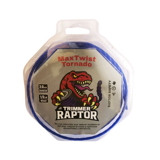 NYLON HEXAGONAL 3.0MM X 1/2 LB AZUL OSCURO BLISTER