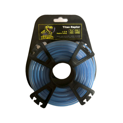 NYLON REDONDO BICOLOR 3.3MM X 1LB AZUL L ELECTRICO  SHELF