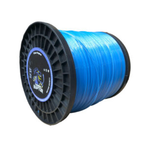 NYLON-055 NYLON BICOLOR REDONDO 3.0MM X 10LB AZUL CLARO ROLLO