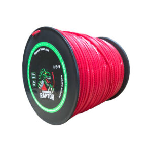 NYLON-063 NYLON DIENTE SIERRA 3.0MM X 5LB ROJO ROLLO